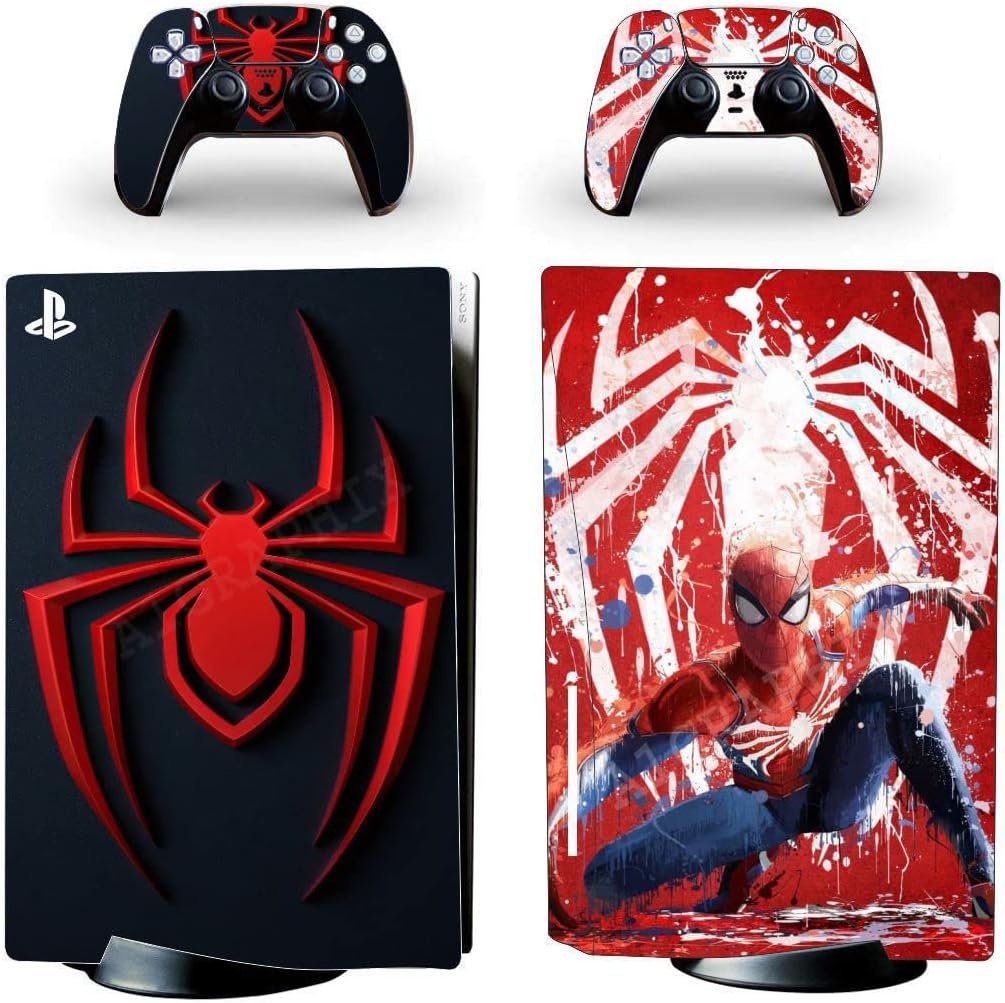 PS5 special skin set with matching custom DualSense controllers